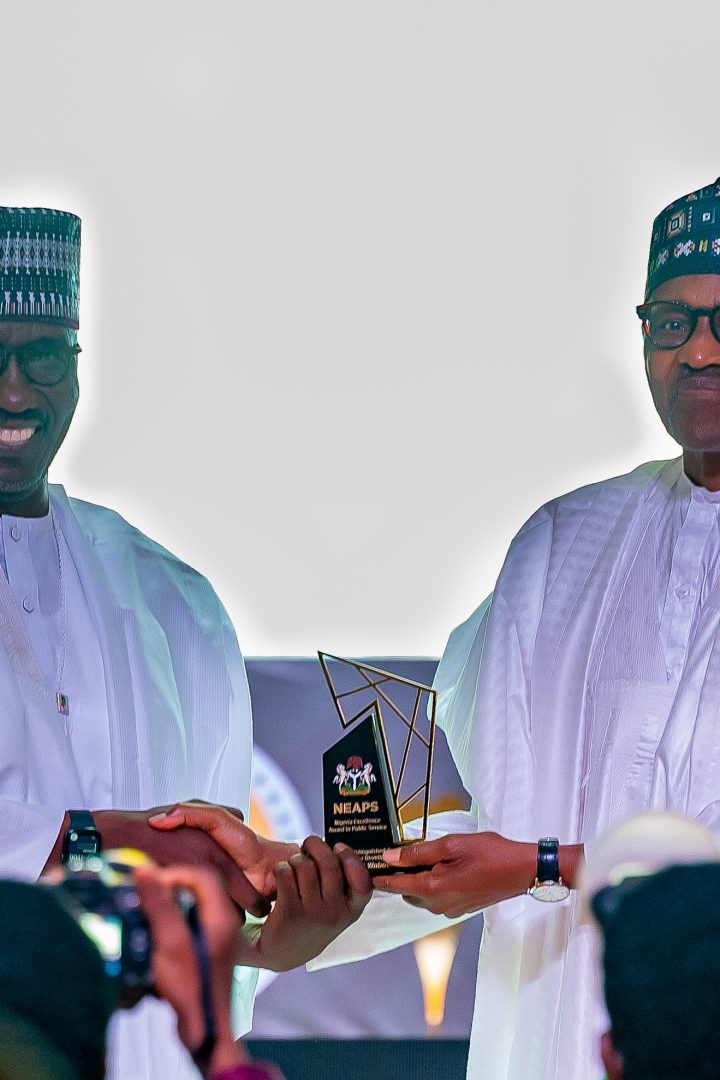 Kyari Receives NEAPS Award From President Buhari